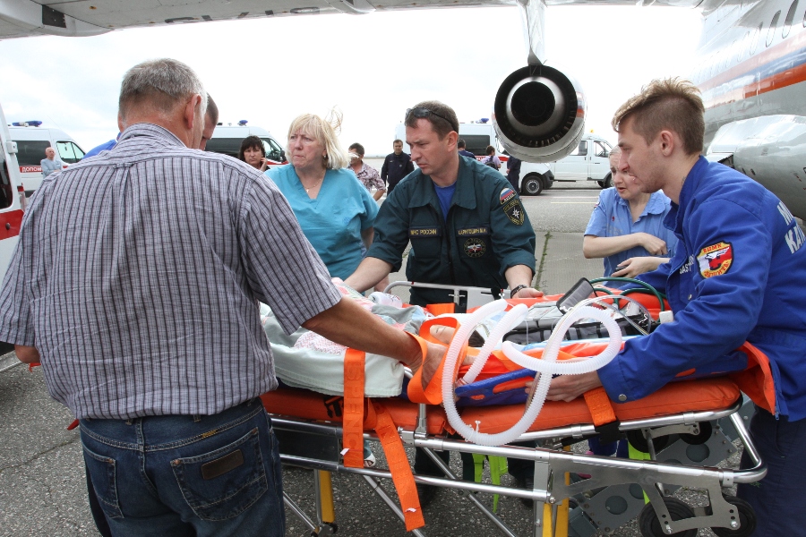 В Москву из Крыма санавиацией доставлено четыре пациента В Москву из Крыма санавиацией доставлено четыре пациента