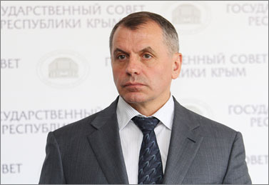 Крымский спикер оставил памятную надпись в автобусе народного ополчения