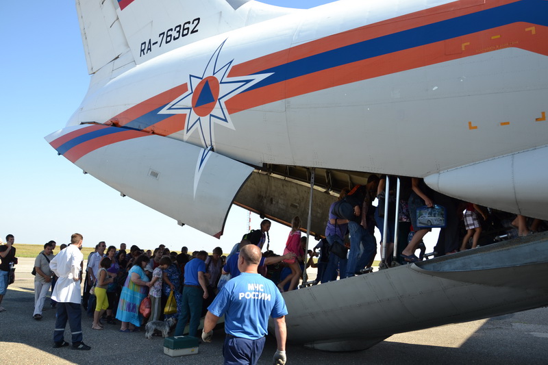 Из Крыма в Россию вылетели 120 украинских беженцев