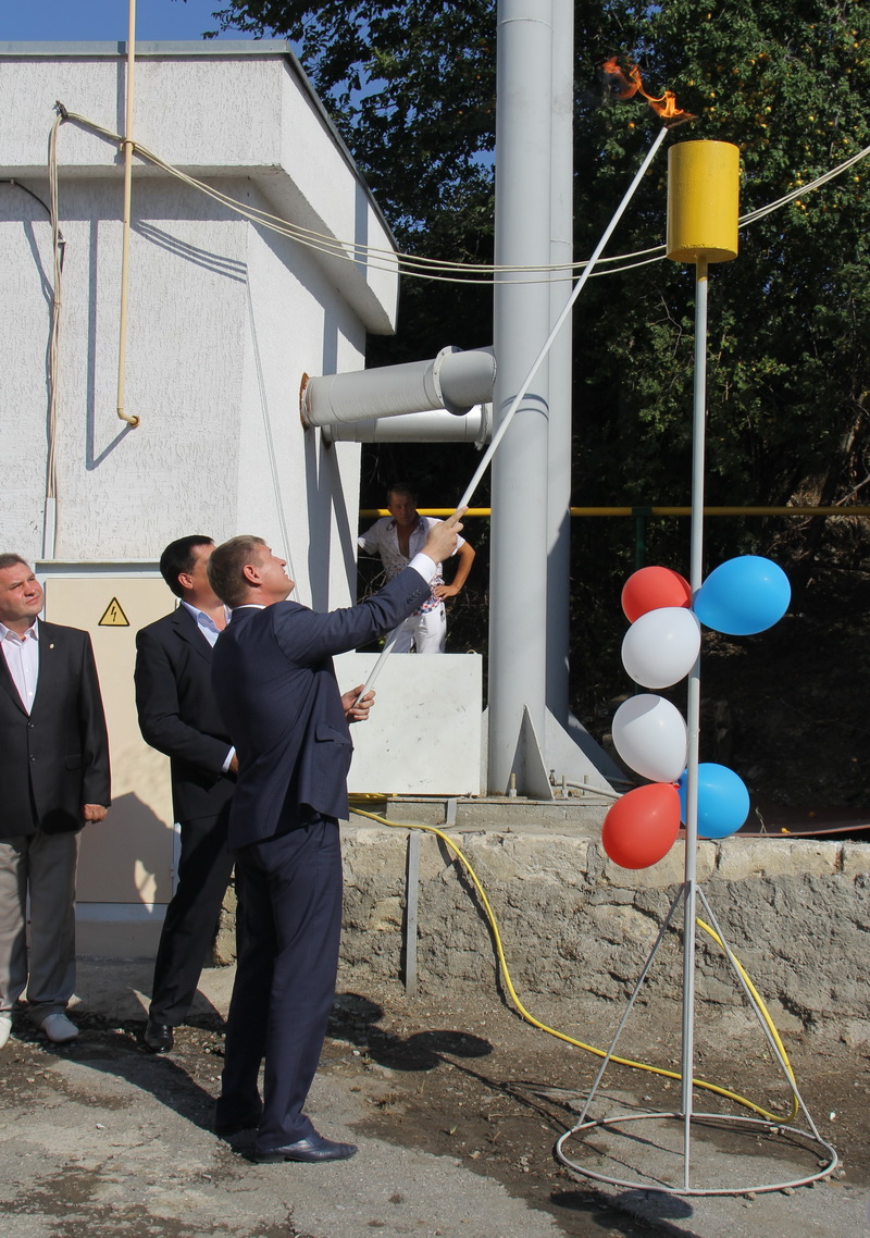 Южнобережное село подключили к газоснабжению Южнобережное село подключили к газоснабжению