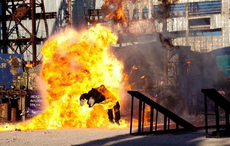 В Севастополе прошел фестиваль каскадеров
