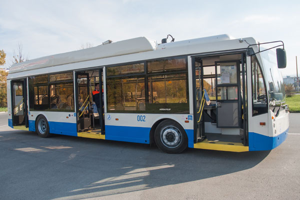 В Симферополе запущен новый троллейбусный маршрут