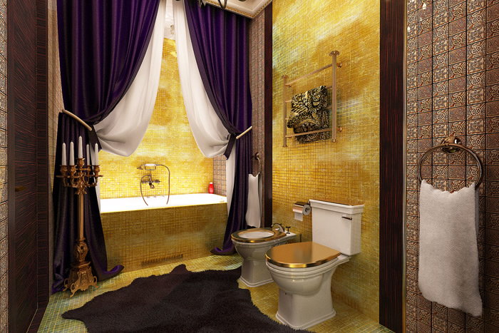 Шторы в ванной влияют на настроение человека