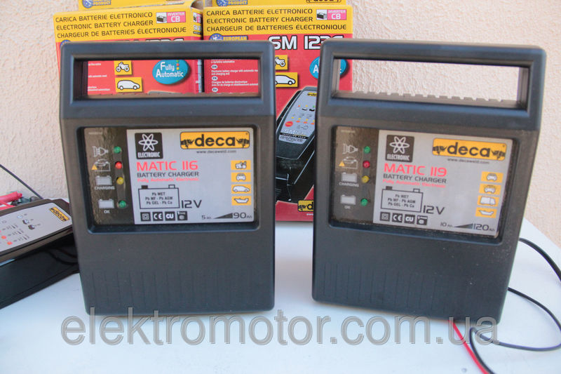 Особенности модели зарядного устройства DECA MATIC 116 Особенности модели зарядного устройства DECA MATIC 116