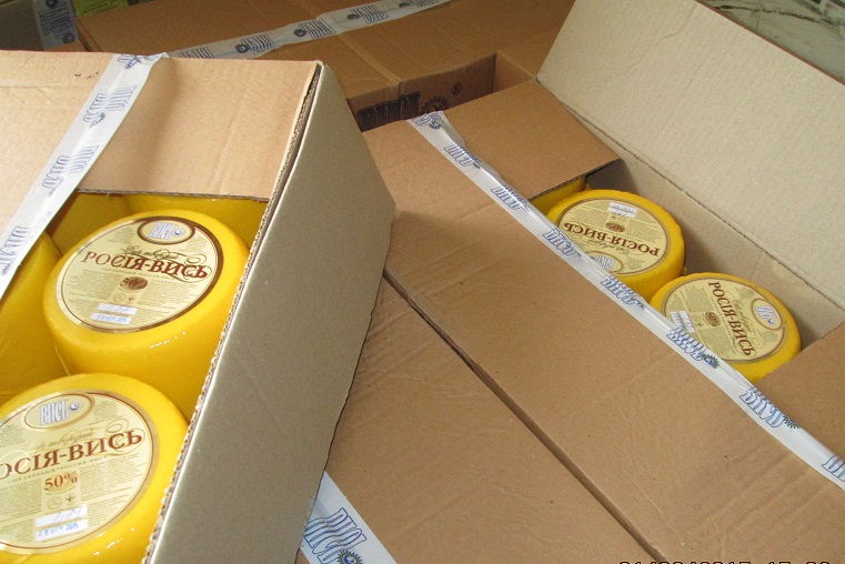 В Крым не попало 19 тонн украинского сыра с сомнительными документами