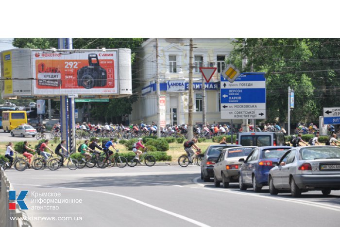 В Симферополе стартовал «Велодень»