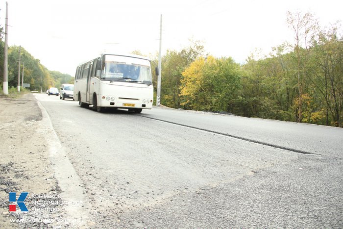 В Крыму завершен второй этап ремонта трассы «Симферополь – Алушта»