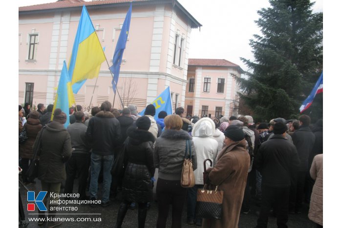 Митинг за  евроинтеграцию в Симферополе не нашел поддержки
