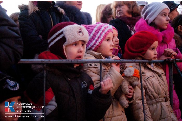 В Севастополе начали отмечать Новый год