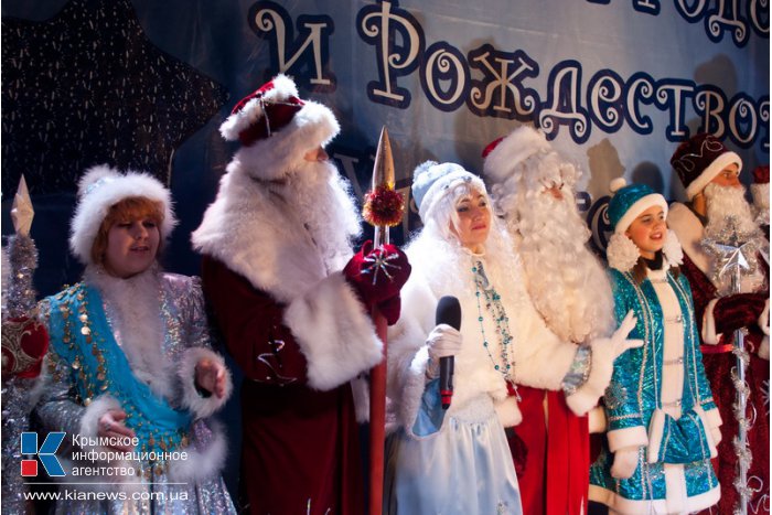 В Севастополе начали отмечать Новый год
