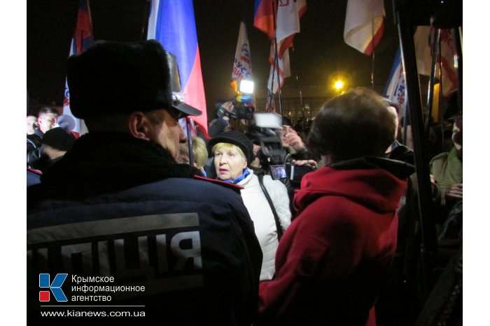 В Симферополе прошла мирная акция «Стоп майдан» 