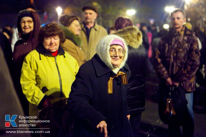 В Севастополе общегородской митинг собрал 5 тыс. человек