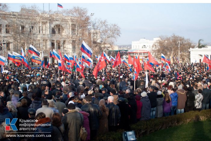 В Севастополе прошел митинг народной воли