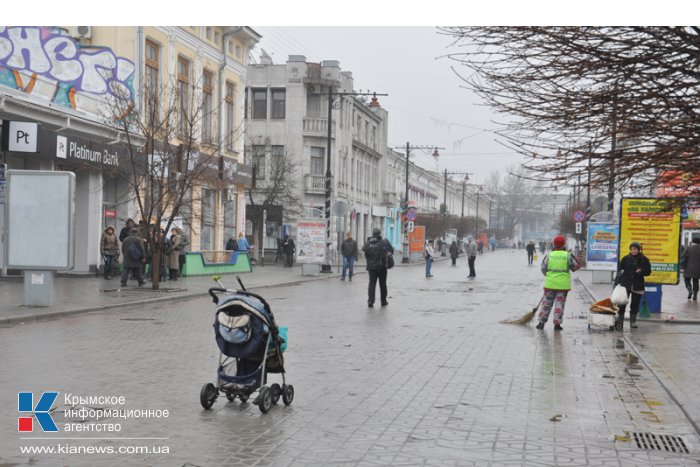 Центральные улицы Симферополя по-прежнему перекрыты 