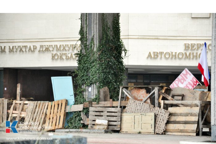 Центральные улицы Симферополя по-прежнему перекрыты 