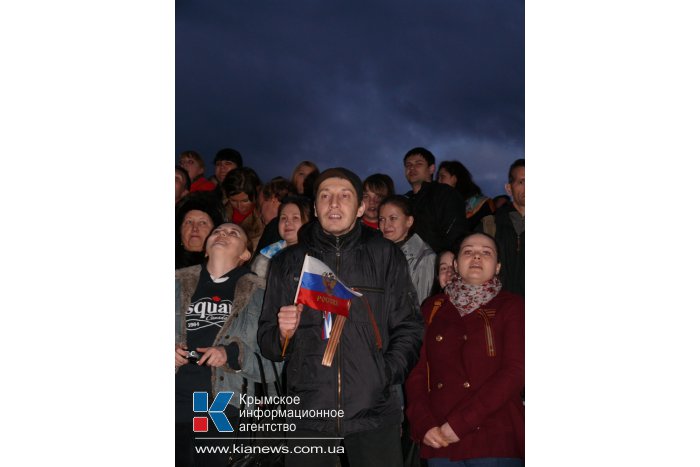 В Симферополе прошел митинг против пропаганды в украинских СМИ