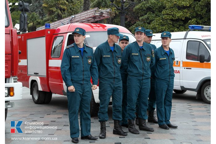 В Ялте отметили годовщину пожарной охраны РФ