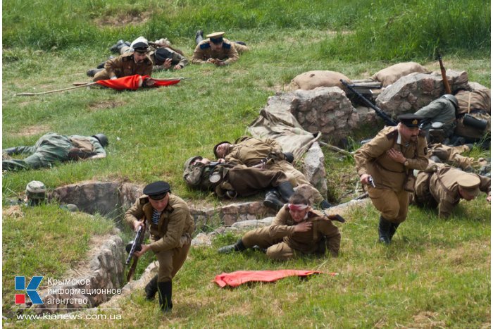 На Сапун-горе показали историческую реконструкцию 