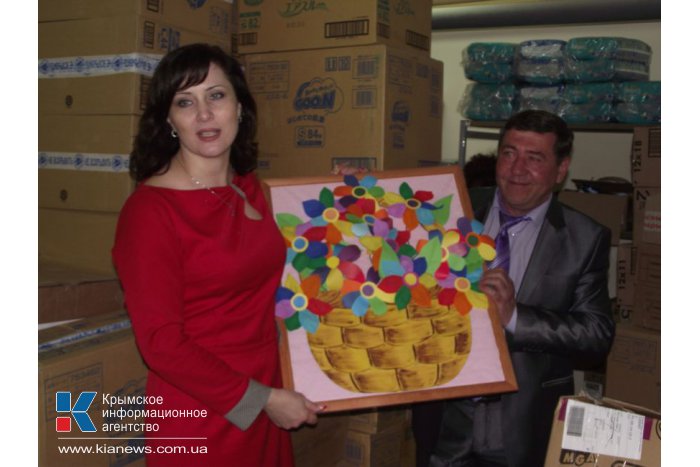 Дом ребенка в Симферополе получил гуманитарную помощь из Подмосковья 