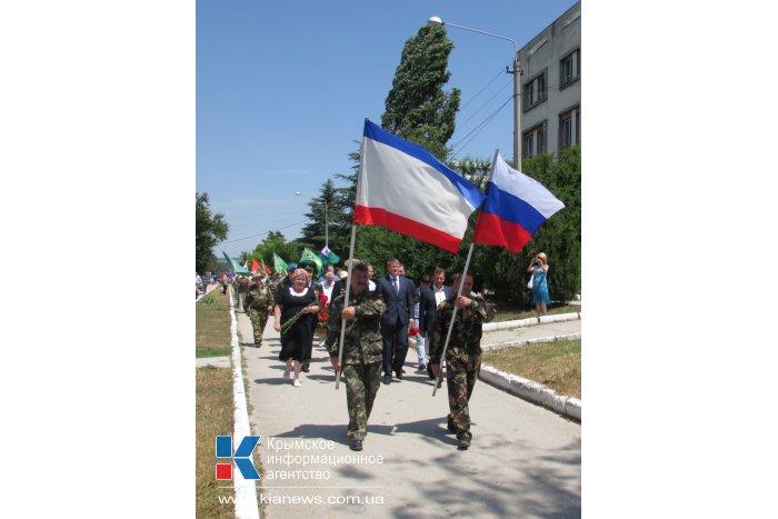 В Бахчисарае открыли памятник пограничникам, погибшим в Афганистане