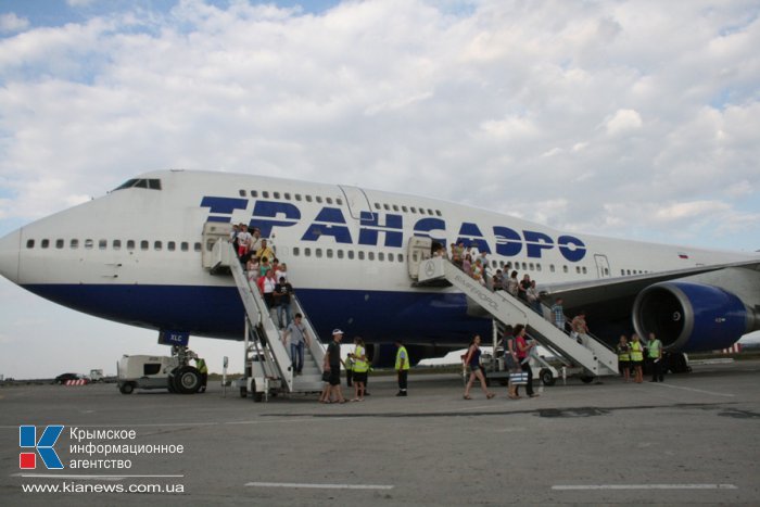 В Симферополь прибыл один из самых больших пассажирских самолетов