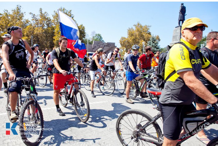 В Севастополе состоялся велопробег