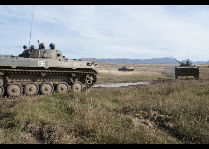 На Ангарском перевале проходят занятия по боевой подготовке