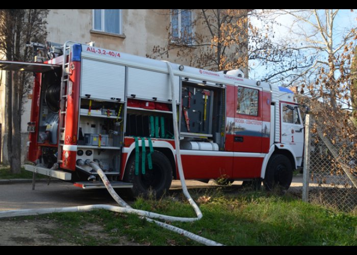 На пожаре в Севастополе погиб пенсионер