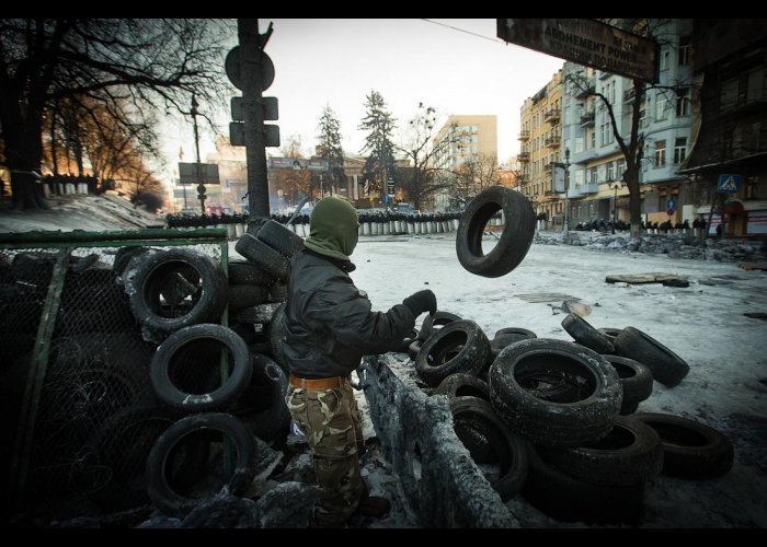 Новые баррикады в Киеве