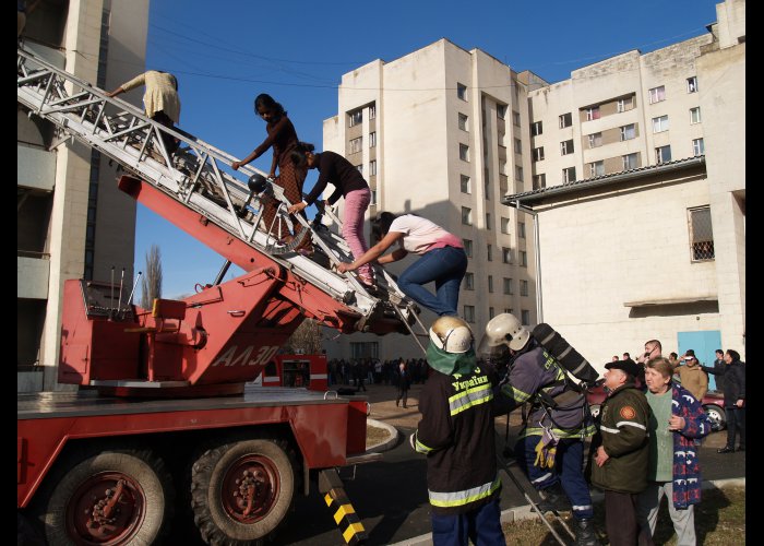 В Симферополе горело общежитие с иностранными студентами 