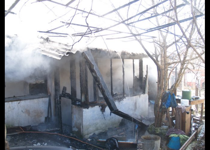 На пожаре в Симферопольском районе спасли женщину 