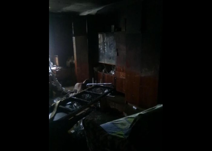 На пожаре в Севастополе спасли двух человек 