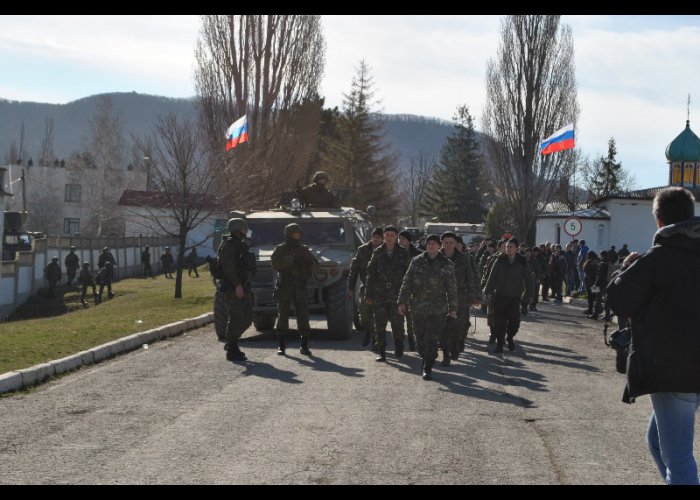 Военная часть в Перевальном заблокирована