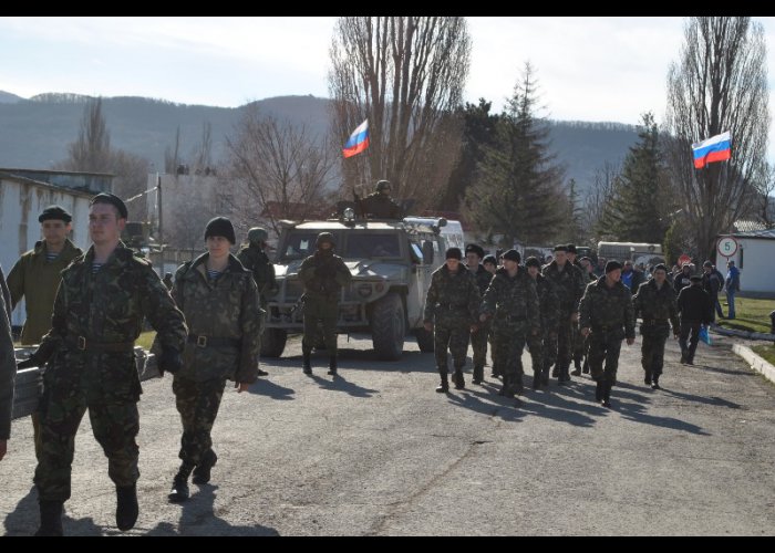 Военная часть в Перевальном заблокирована