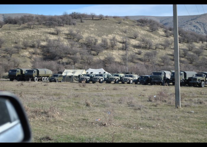 Военная часть в Перевальном заблокирована