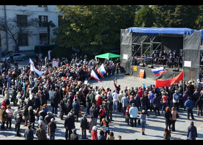 В Ялте прошел концерт в поддержку референдума