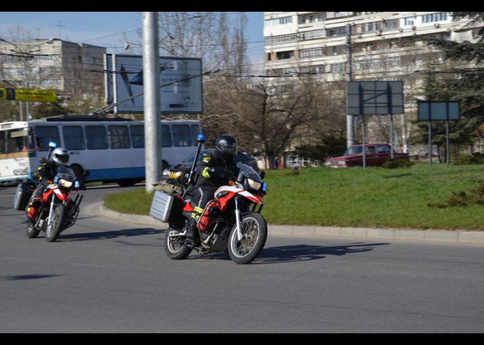 МЧС Крыма получило современные мотоциклы