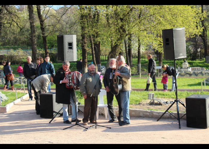 В парке миниатюр Бахчисарая отметили день освобождения города от фашистов