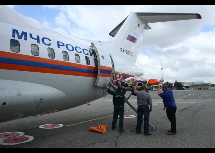 В Москву из Крыма санавиацией доставлено четыре пациента 