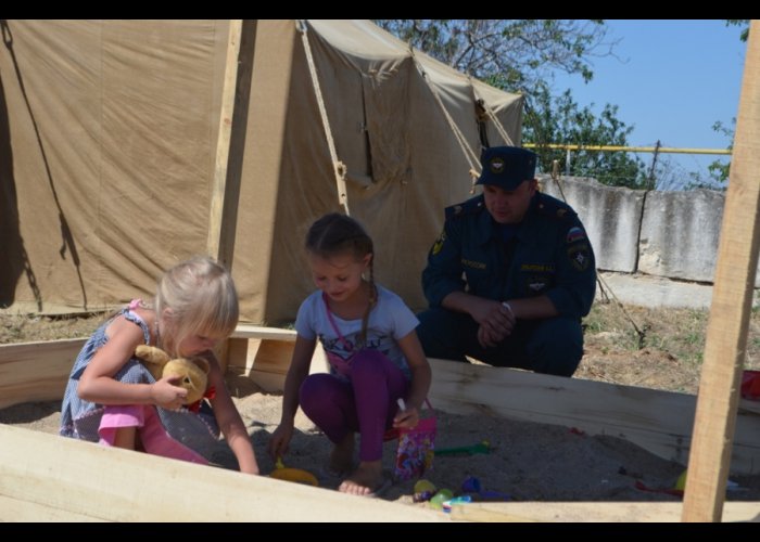 В мобильном пункте в Севастополе пребывает 250 беженцев 