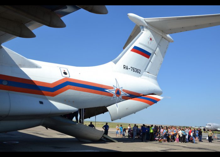 Из Крыма в Россию вылетели 120 украинских беженцев