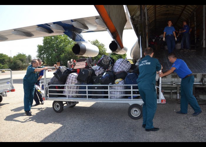 Беженцев из Симферополя доставили в Оренбург