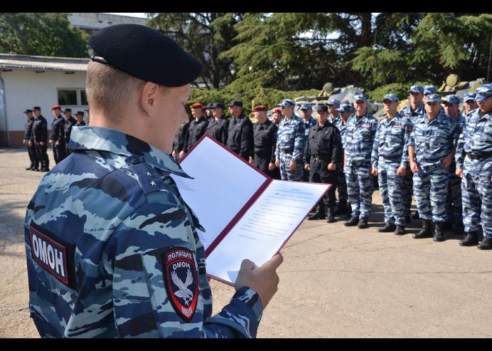 Крымские спецназовцы приняли присягу РФ 