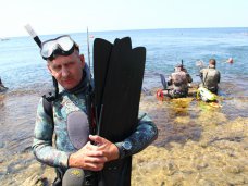 В Черноморском районе прошли соревнования подводных охотников