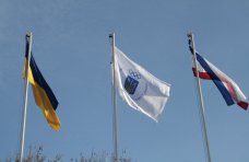 Олимпиада, В Симферополе подняли флаг по случаю открытия зимних Олимпийских игр