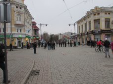 Военные оставили центр Симферополя Военные оставили центр Симферополя