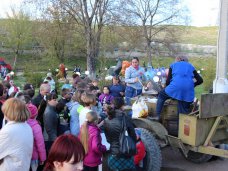 В парке миниатюр Бахчисарая отметили день освобождения города от фашистов