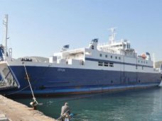 Для переправы через Керченский пролив задействуют греческий паром Для переправы через Керченский пролив задействуют греческий паром