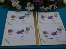 В Ялте провели спецгашение марки с изображением достопримечательностей Крыма 