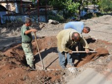 Коллектор на Петровской балке в Симферополе готов на 80%